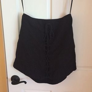Free People Lace-up Skirt